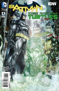 BATMAN TEENAGE MUTANT NINJA TURTLES 4 2016 VF NM STOCK IMAGE COVER A   TS