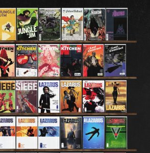 Huge Lot 150+ Comics with Lazarus, Justice League United & More!