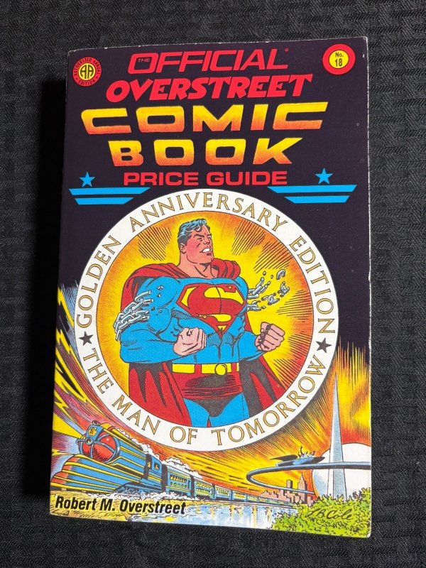 1988 OVERSTREET Comic Book Price Guide #18 VG/FN 5.0 SC Superman Anniversary