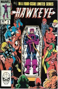 Hawkeye #4 Limited Series Marvel Comics December Dec 1983 (VF)