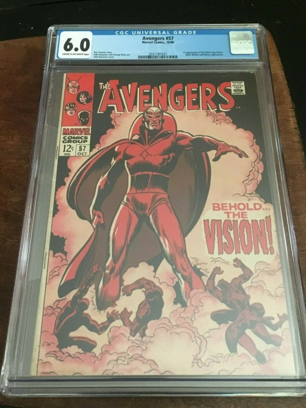 THE AVENGERS #57 CGC 6.0 - 1ST APP VISION - SILVER AGE KEY