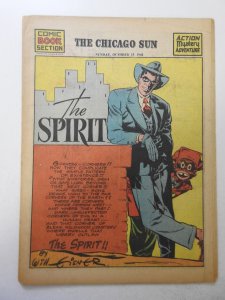 The Spirit #125 (1942) Newsprint Comic Insert Rare!