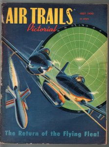 Air Trails Pictorial 7/1950-aviation news-pix- F-8-Firebird Rocket-Torp Jr-FR