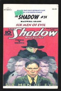 PULP:  Shadow #24 2000-Specter Press-Reprints Six Men of Evil-by Maxwell Gr...