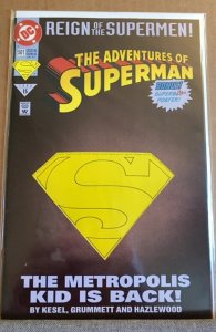 Adventures of Superman #501 Die-cut cover (1993)