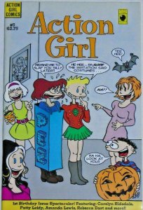 Action Girl Comics #5 Slave Labor Comics October Oct 18, 1995 (VF+)