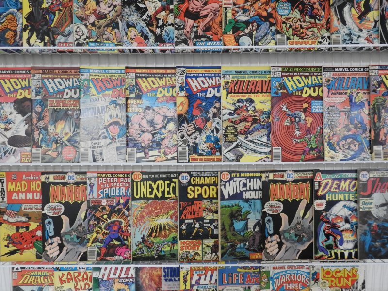 Huge Lot 88 Comics W/ Howard the Duck, Shadow, Human Fly, +More! Avg VG/FN !