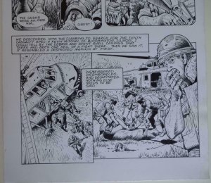 DON LOMAX Original Art, Vietnam Journal #8 pg 18, Brain Dead Horror,Caliber,2011