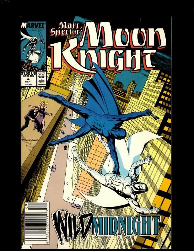 11 Moon Knight Marvel Comic Books #1 2 3 4 5 6, #1 2 3 4 9 JF25