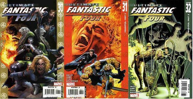 ULTIMATE FANTASTIC FOUR (2004-2009) 30-32  Frightful COMICS BOOK