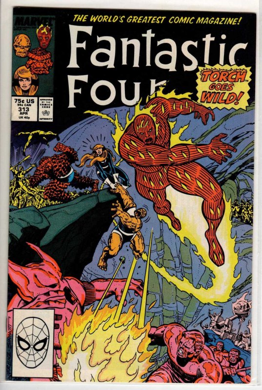 Fantastic Four #313 Direct Edition (1988) 7.0 FN/VF