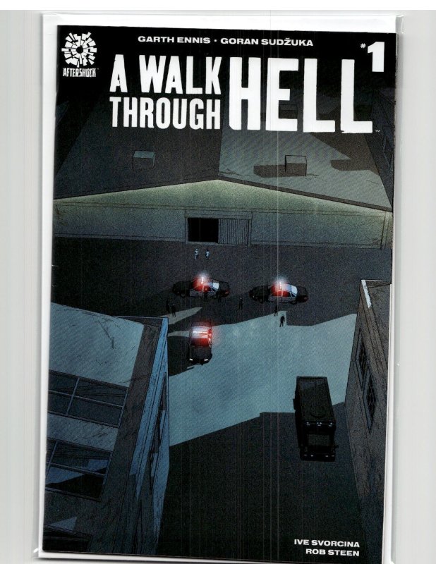 A Walk Through Hell #1 Black and White Cover (2018) A Walk through Hell