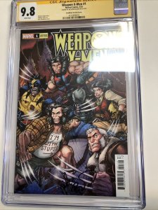 Weapon X-Men (2024) # 1 (CGC SS 9.8) Signed Nick Bradshaw • 1:25 • Census = 1