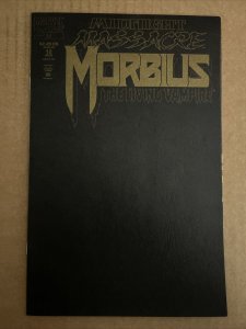 Morbius #12 (1993): Darkhold Envelope Cover (Black Parchment)! VF/NM (9.0)!