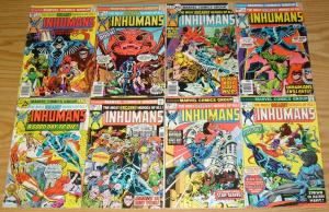 Inhumans #1-12 VG complete series - bronze age marvel comics set lot 1975