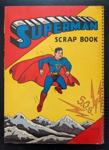Vintage 1940 Superman Scrapbook by Saalfield Publishing!