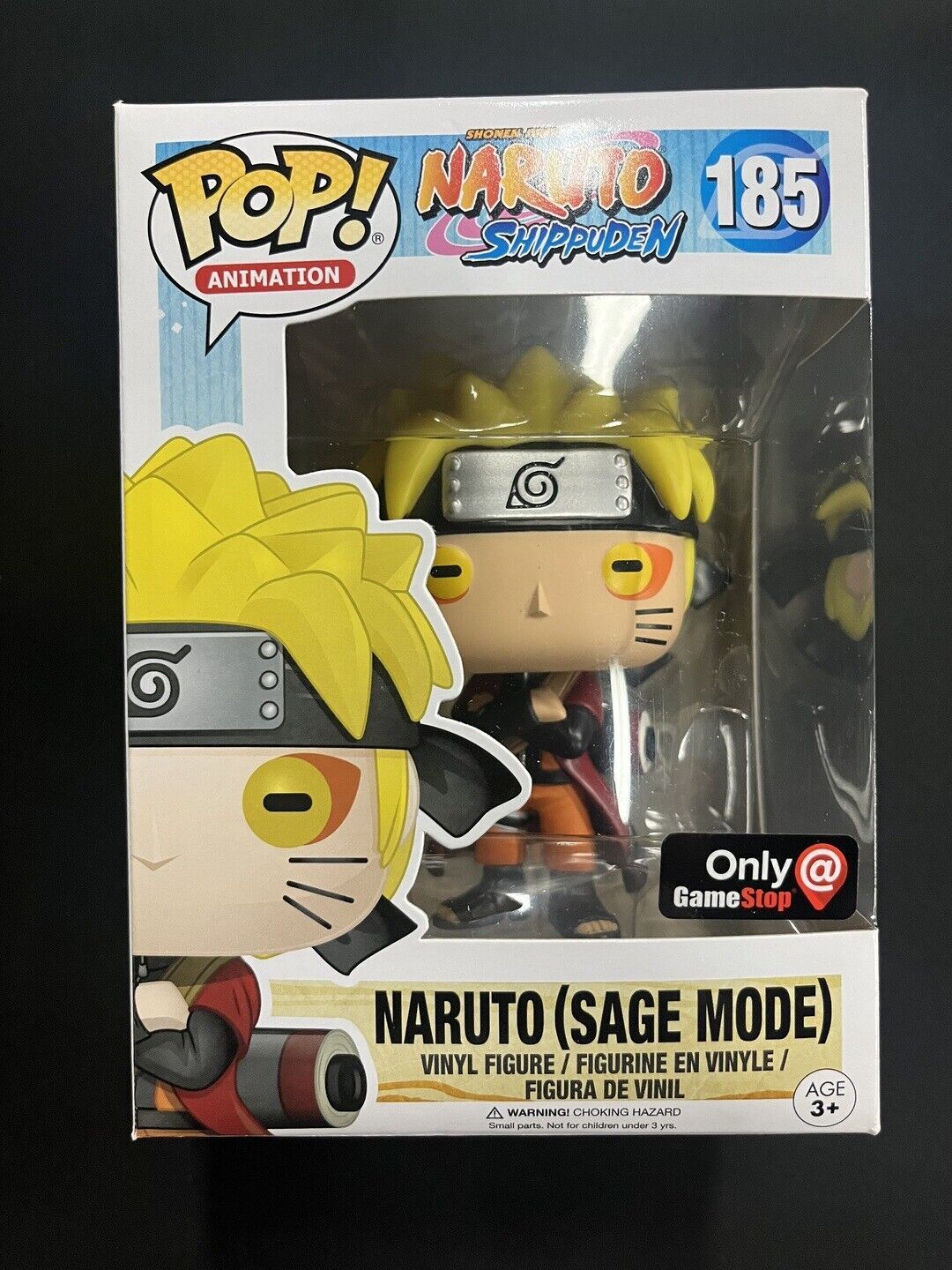 Funko Pop! Animation Naruto Shippuden Naruto (Sage Mode) Gamestop Exclusive  Figure #185 - US