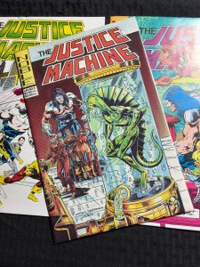 1981 JUSTICE MACHINE Magazine #1 2 & 5 (Grade 5.0/6.0) John Byrne Cover