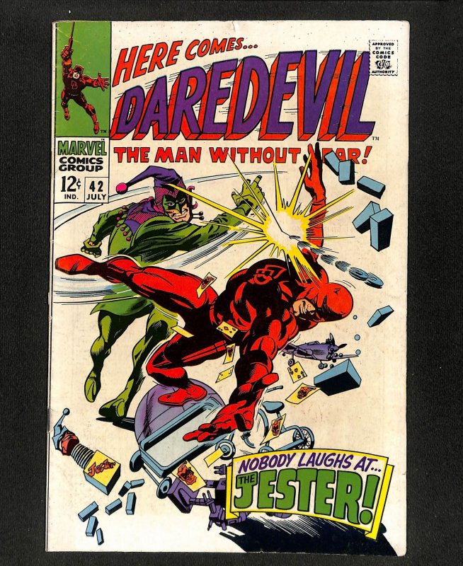 Daredevil #42 1st Appearance Jester!