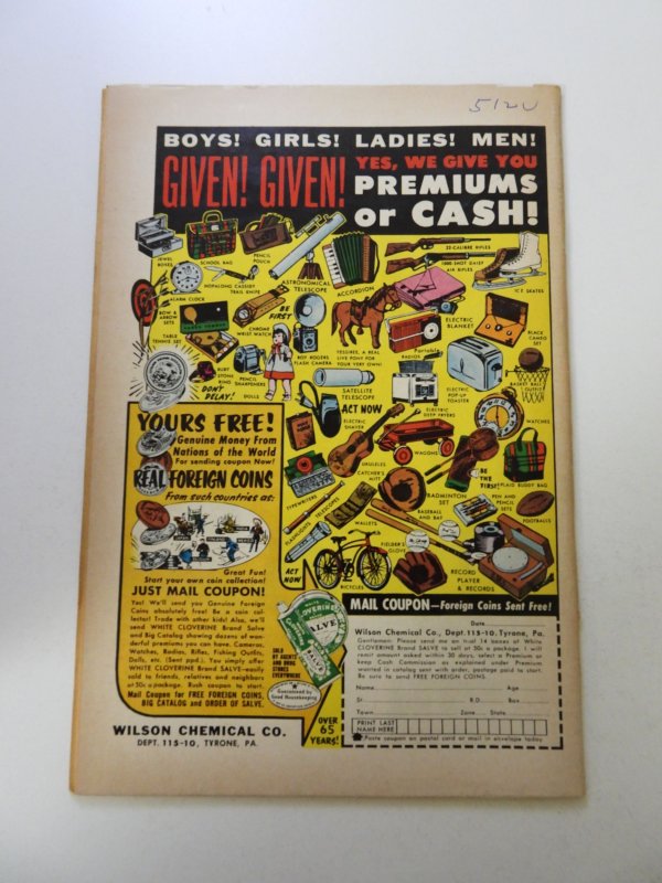 Our Fighting Forces #47 (1959) VG+ condition stains front cover