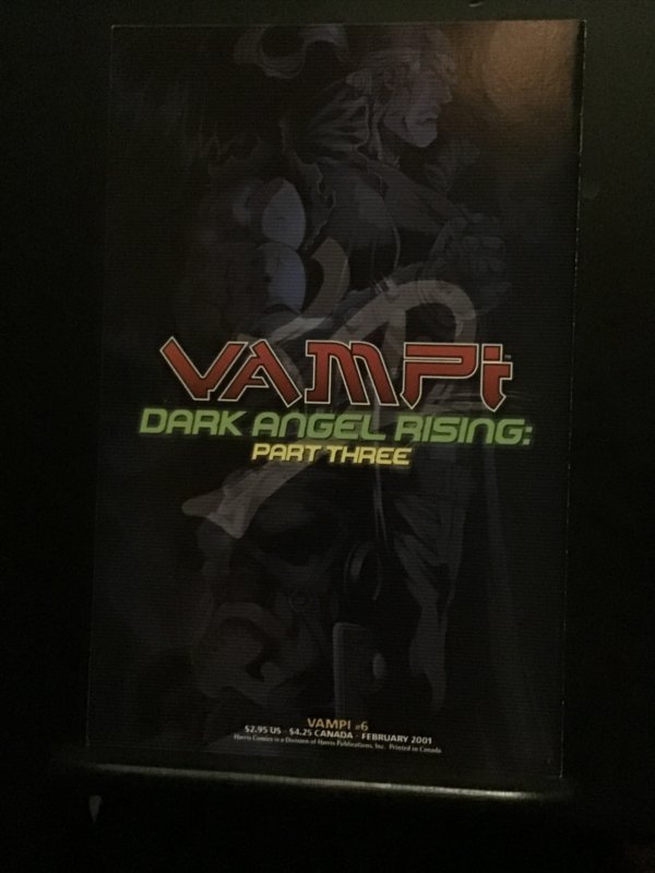 Vampi #6 (2001) Super high-grade white cover gem! NM Wow!