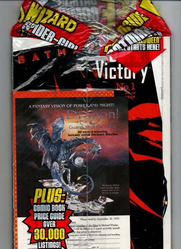Wizard Magazine #97 - J Scott Campbell Batgirl/Spidergirl -polybag open-1997- NM 