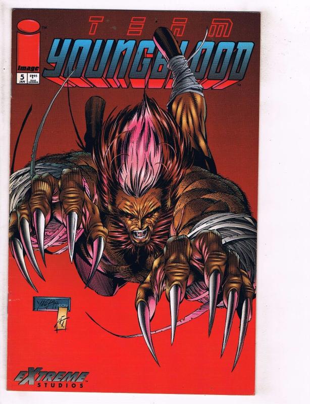 9 Team Youngblood Image Comic Books # 1 2 3 4 5 6 7 9 + Yearbook # 1 J122