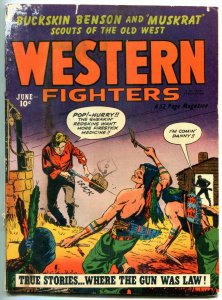Western Fighters Vol 3 #7 1951- Muskrat- Buckskin Benson G