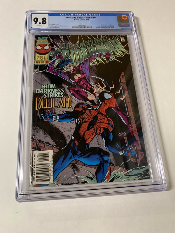 Amazing Spider-man 414 Cgc 9.8 White Pages Marvel