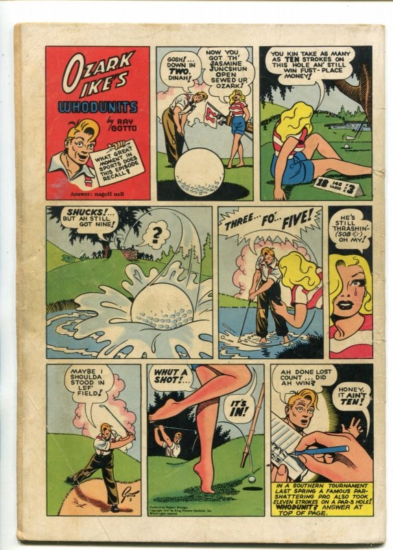 OZARK IKE - Four Color Comics #180 1948 - HEADLIGHT COVER VG