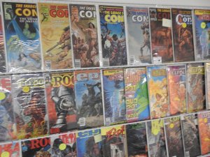 Huge Lot Various Mags W/ Conan, Eerie, Epic, Elfquest+ Avg Fine+ Condition!