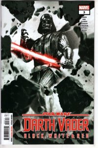 STAR WARS DARTH VADER BLACK WHITE AND RED #3