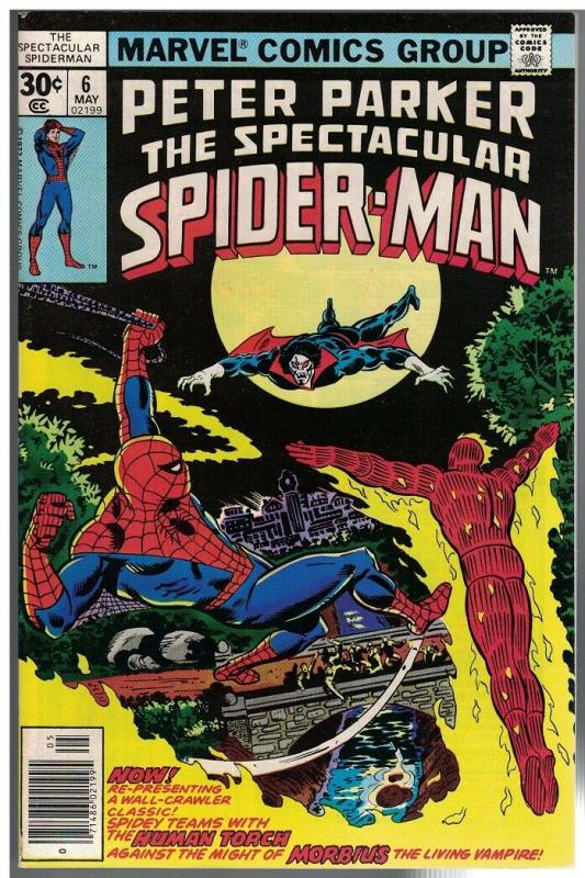 PETER PARKER 6 VF-NM  May 1977