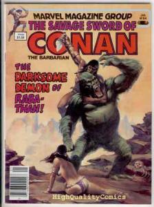 SAVAGE SWORD of CONAN #84, VF, Demon, Val Mayerik, Chiodo, more SSOC in store