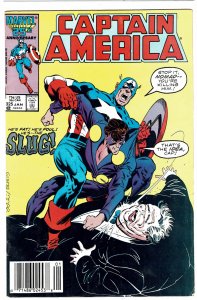 Captain America #325  1st Priscilla Lyons Newsstand  NM