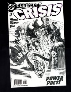 Identity Crisis #2 Second Print Cover (2004)    / ID#218