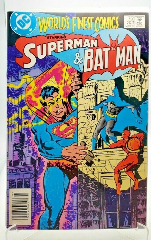 Worlds Finest Comics #301 Superman & Batman (1983) Newstand (DC) VF/NM