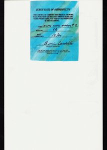 KING KONG BUNDY #2 PG. 16 - BY BRIEN CARDELLO W/COA ON BACK