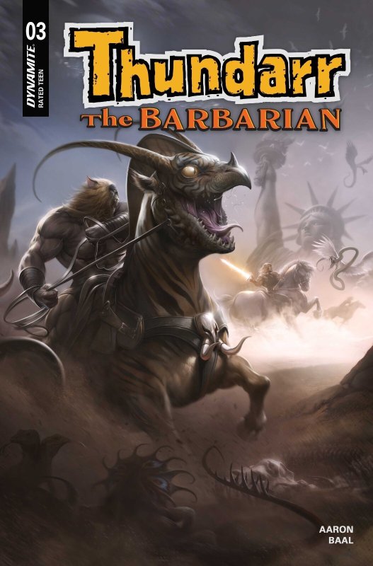 Thundarr: The Barbarian #3 Francesco Mattina Variant Cover Near Mint