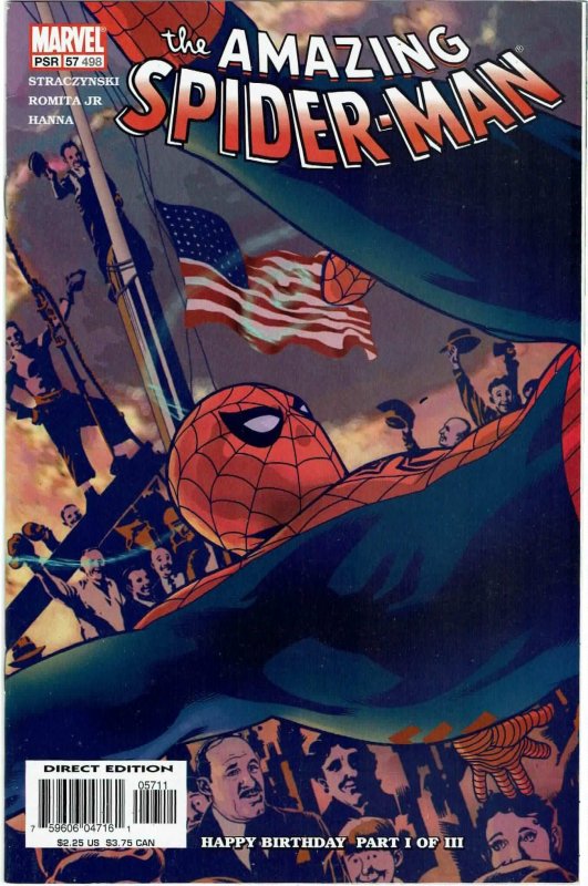 Amazing Spider-Man #57 (1999 v2) J. Michael Straczynski Iron Man Thor NM-