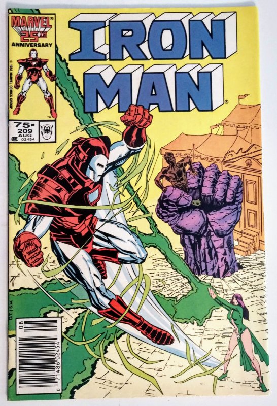 Iron Man #209 (NM-, 1986) NEWSSTAND