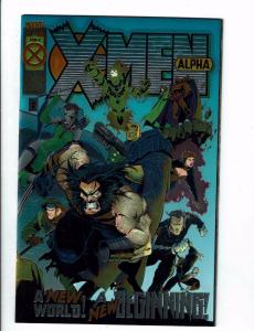 Lot Of 4 X-Men Marvel # 1 Issues Classics Alpha Odd Men Out Alpha Flight J123
