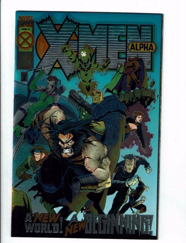 Lot Of 4 X-Men Marvel # 1 Issues Classics Alpha Odd Men Out Alpha Flight J123