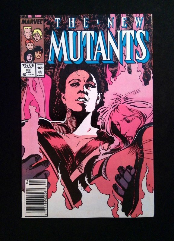 New Mutants #62  Marvel Comics 1988 VF Newsstand