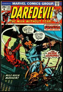 Daredevil #111-First Silver Samurai-key issue-Nice Copy!- VF-