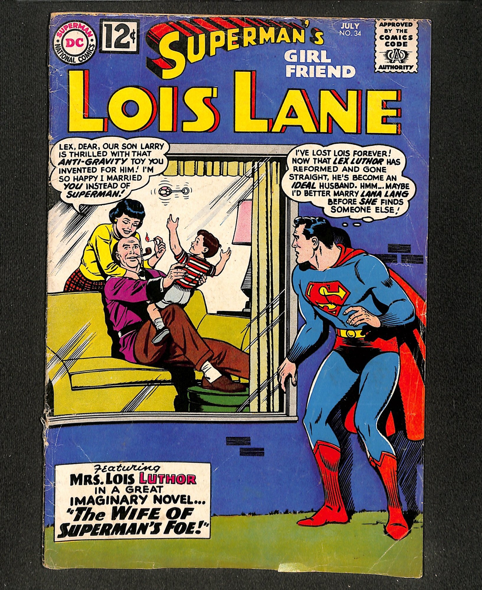 Supermans Girl Friend Lois Lane 34 Comic Books Silver Age Dc 8597