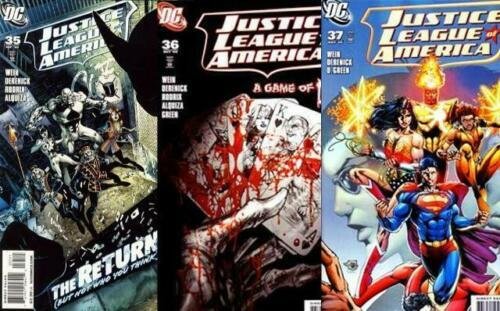 JUSTICE LEAGUE OF AMERICA (2006) 35-37 Royal Pain 