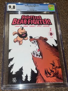 Shirtless Bear Fighter 2 (2017), Rare Skottie Young 1:15 Variant, CGC Graded 9.8