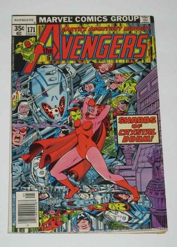 Avengers #171 Scarlet Witch Ultron & Jocasta Appearance 1978 Marvel Comics VF/NM