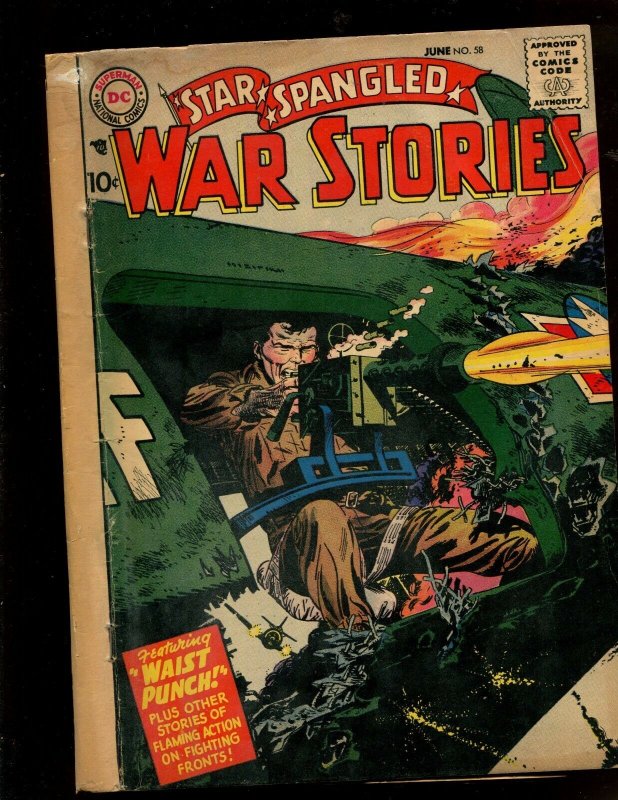 STAR SPANGLED WAR STORIES #58 (2.0) WAIST PUNCH+OTHER FLAMING ACTION STORIES